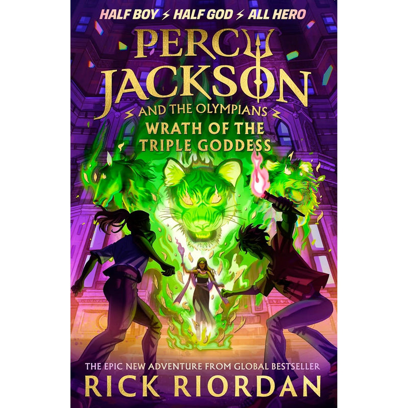 Percy Jackson and The Olympians Series By  Rick Riordan 2 Books Set (The Chalice of the Gods, Wrath of the Triple Goddess(HB)) - The Book Bundle