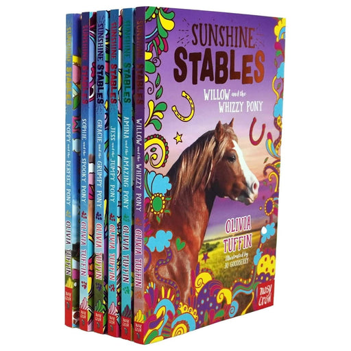 Sunshine Stables Series 6 Book Set by Olivia Tuffin (Poppy and the Perfect Pony, Sophie and the Spooky Pony) - The Book Bundle