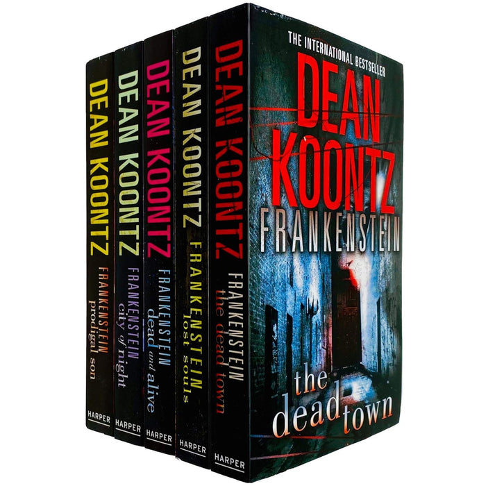 Dean Koontz’s Frankenstein Series 5 Books Collection Set( The Dead Town, Lost Souls, Dead and Alive, City of Night, Prodigal Son ) - The Book Bundle