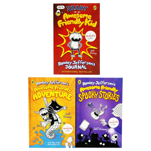 Diary of an Awesome Friendly Kid Collection 3 Book Set (Diary of an Awesome Friendly Kid) - The Book Bundle