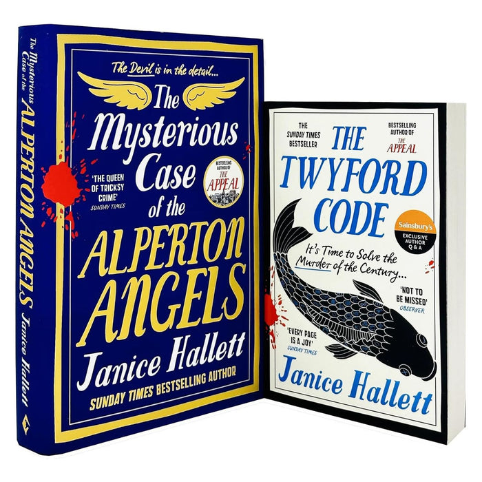 The Twyford Code & The Mysterious Case of the Alperton Angels By Janice Hallett Collection 2 Books Set - The Book Bundle