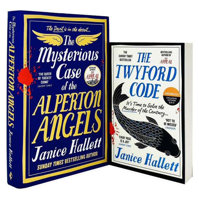 The Twyford Code and The Mysterious Case of the Alperton Angels By Janice Hallett Collection 2 Books Set - The Book Bundle