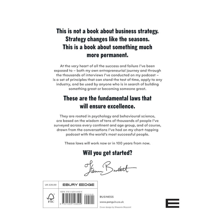 The Diary of a CEO: The 33 Laws of Business and Life by Steven Bartlett - The Book Bundle