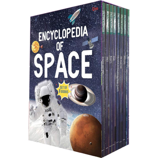 Encyclopedia Of Space Set Of 8 Books (Space, Our Universe, Planets, Milky Way, Satellites) - The Book Bundle