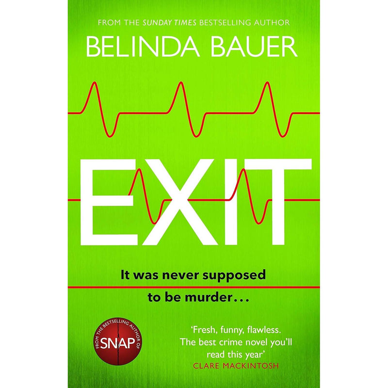 Belinda Bauer 3-book collection set including Exit, Rubbernecker, and Snap by Bantam Press/Black Swan.