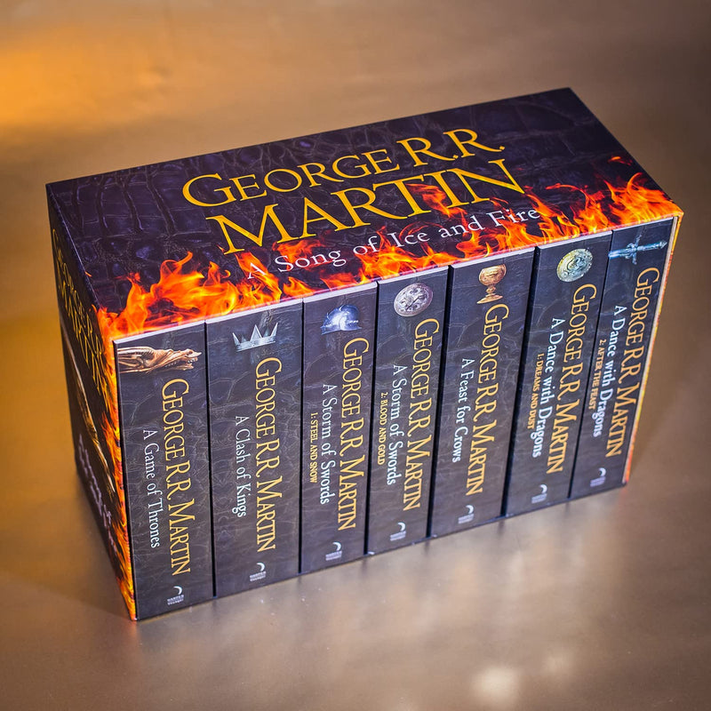 A Song of Ice and Fire 7 Books Collection Box Set bestselling classic epic fantasy series - The Book Bundle