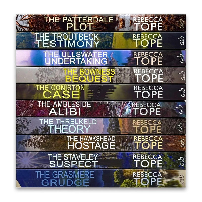 Lake District Mysteries Collection 10 Books Set by Rebecca Tope (The Grasmere Grudge, The Staveley Suspect, The Hawkshead Hostage,The Threlkeld Theor)