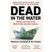 Set of three books: "Dead in the Water," "Chip War," and "This Is How They Tell Me the World Ends" by Atlantic Books and Simon & Schuster UK.