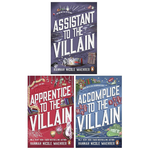 Assistant to the Villain Series By Hannah Nicole Maehrer 3 Books Collection Set (Assistant to the Villain, Apprentice to the Villain & Accomplice to the Villain) - The Book Bundle