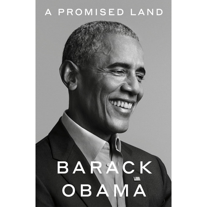 Paperback of "A Promised Land" by Barack Obama, featuring a cover with the title and author’s name, published by Penguin.