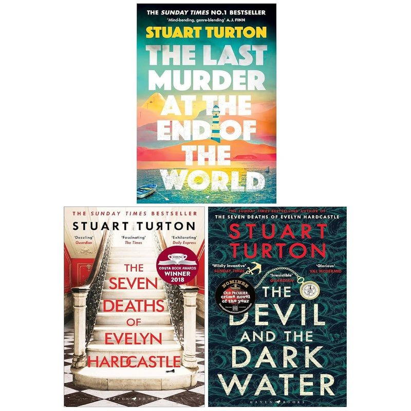 Stuart Turton Thriller Collection 3 Books Set (The Seven Deaths of Evelyn Hardcastle,) - The Book Bundle