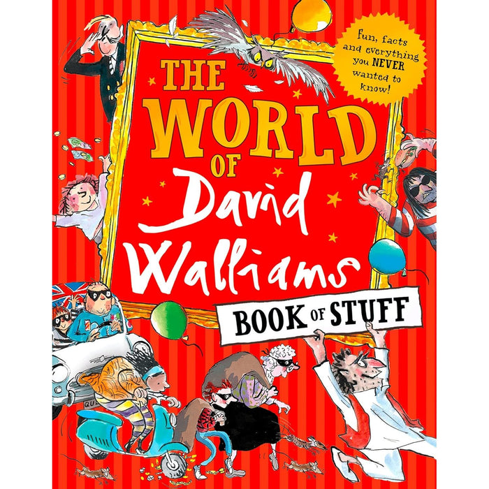 David Walliams 3 Books Collection Set (Santa & Son, The World’s Worst Children 3, The World of David Walliams Book of Stuff) - The Book Bundle