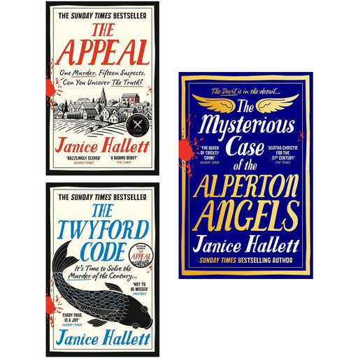 Janice Hallett 3 Books Collection Set [The Appeal, The Twyford Code & The Mysterious Case of the - The Book Bundle