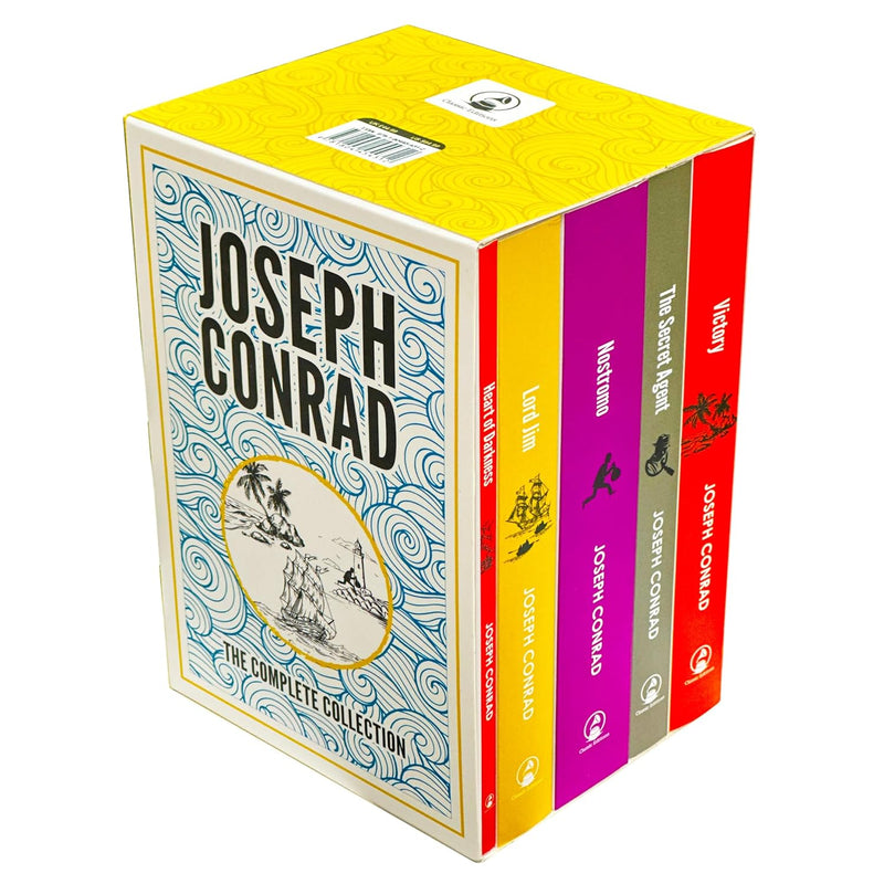 Joseph Conrad: The Complete Collection 5 Books Box Set (Victory, The Secret Agent)