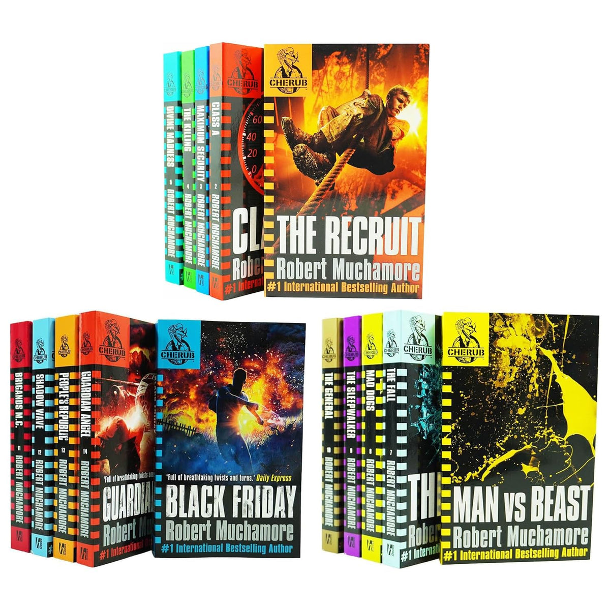 Cherub Series 15 Books Collection Set by Robert Muchamore - Young