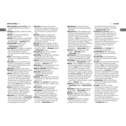 Collins School Dictionary Gift Edition with colorful cover and open pages displaying dictionary entries and illustrations.