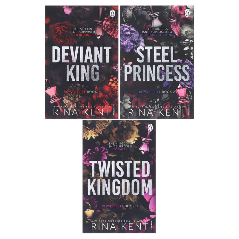 Rina Kent Royal Elite Series 3-book collection set, paperback fiction books from Penguin UK ltd