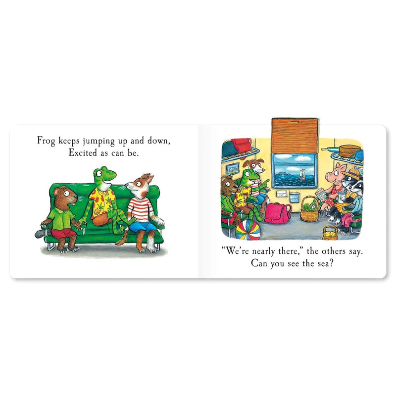 Frog's Day Out: A fun lift-the-flap book – the perfect summer holiday story for kids by Julia Donaldson