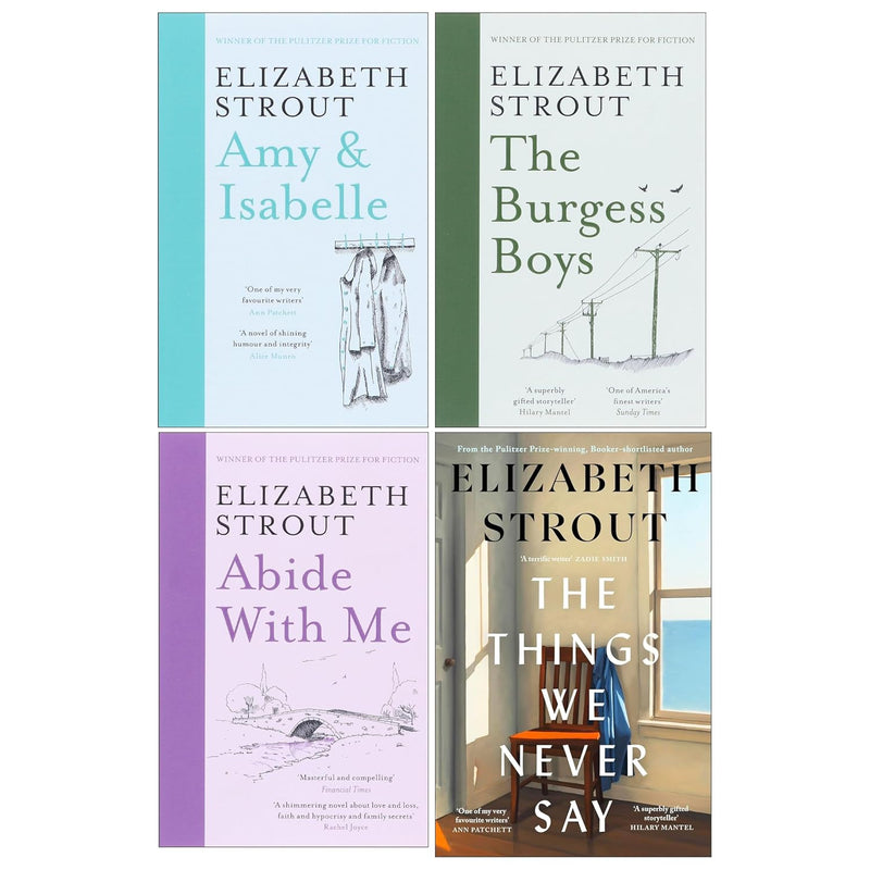 Amy & Isabelle, Abide With Me, The Burgess Boys & More 4 Books Collection Set by E. Strout - Fiction - Mixed Format