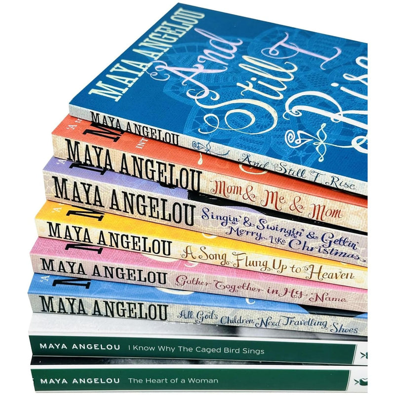 Maya Angelou 8 Books Collection Set And Still I Rise, Mom and Me and Mom - The Book Bundle