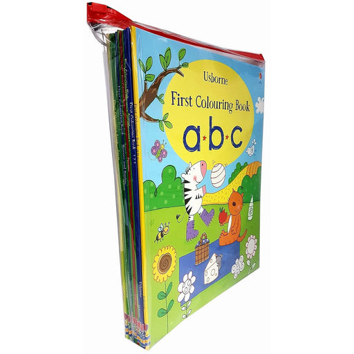 Usborne First Colouring Books 10 Books Collection Set For Kids - Ages 3–5 - Paperback - The Book Bundle