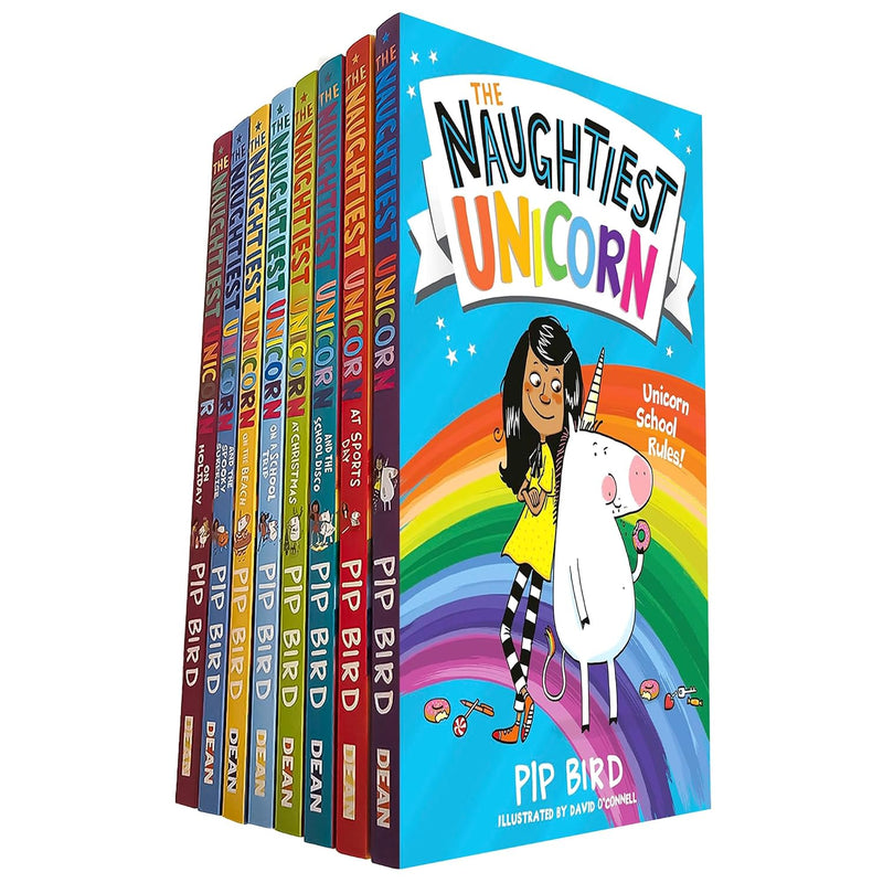 The Naughtiest Unicorn 8-Book Collection Set By Pip Bird - Ages 7 To 9 - Paperback