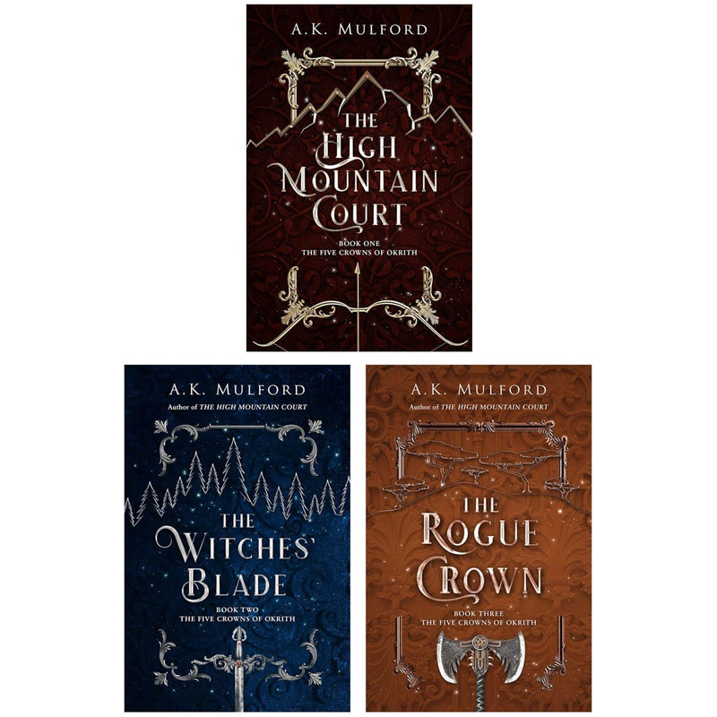 The Five Crowns of Okrith Series 3 Books Collection Set (The High Mountain Court, The Witches' Blade and The Rogue Crown) - The Book Bundle