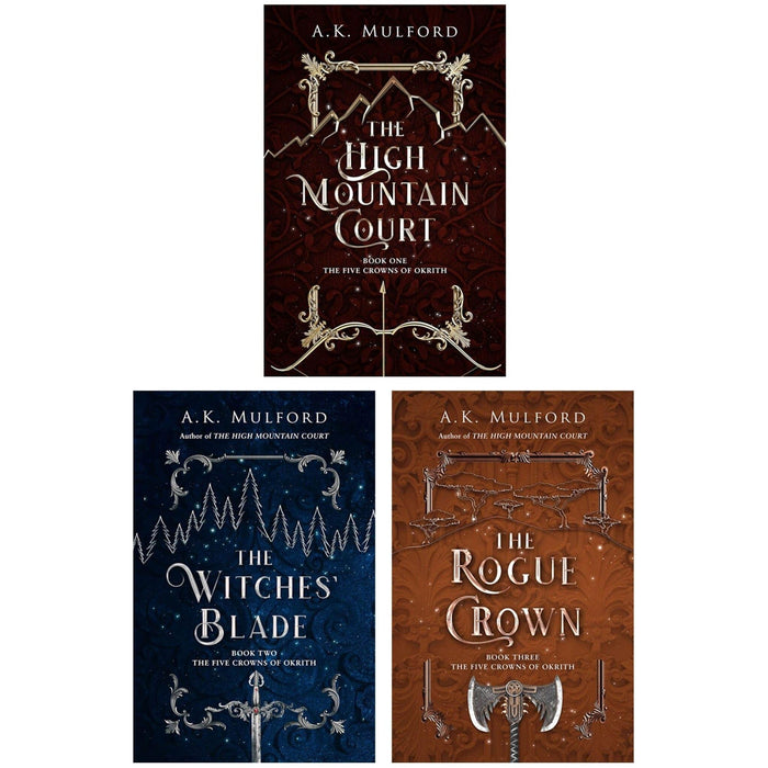 The Five Crowns of Okrith Series 3 Books Collection Set (The High Mountain Court, The Witches' Blade and The Rogue Crown) - The Book Bundle