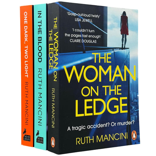 Ruth Mancini 3 Books Collection Set (In the Blood, One Dark, Two Light & The Woman on the Ledge) - The Book Bundle