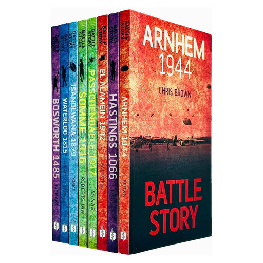 Battle Story Collection 8 Books Set (Arnhem 1944, Hastings 1066, El Alamein 1942) - The Book Bundle