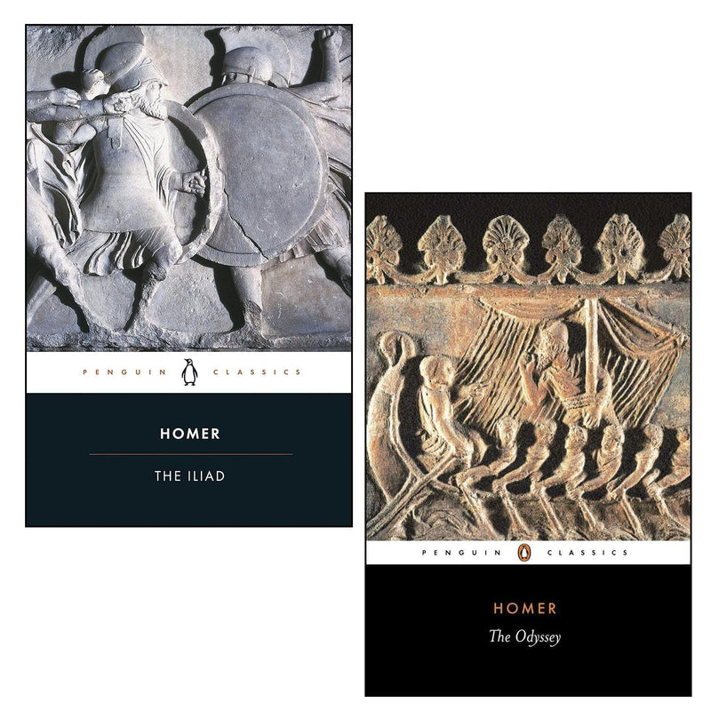 Western Literature Collection by Homer 2 Books Set (The Odyssey and The Iliad) - The Book Bundle