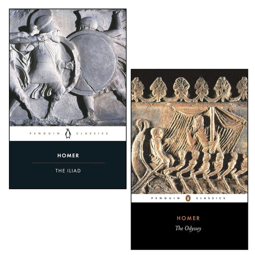 Western Literature Collection by Homer 2 Books Set (The Odyssey and The Iliad) - The Book Bundle
