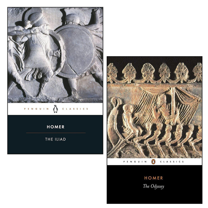 Western Literature Collection by Homer 2 Books Set (The Odyssey and The Iliad) - The Book Bundle