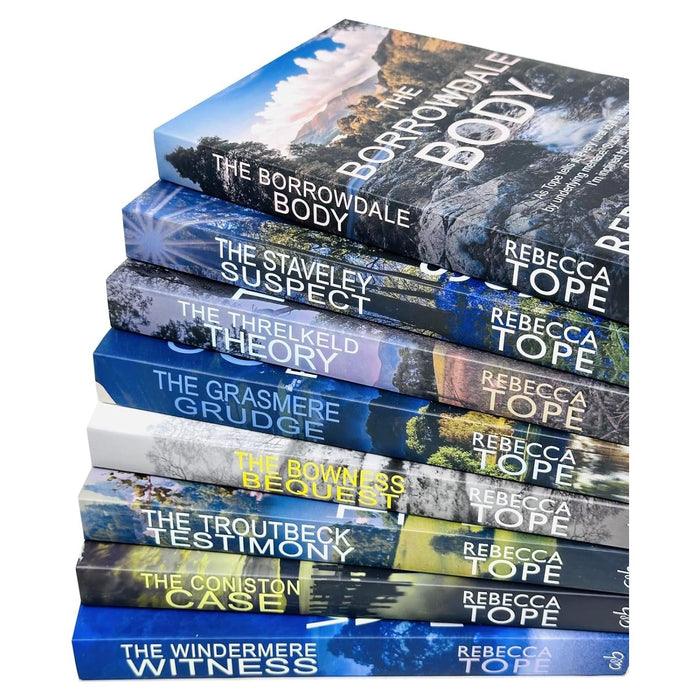 Lake District Mysteries 8 Books Collection Set By Rebecca Tope Staveley Suspect, The Borrowdale Body - The Book Bundle