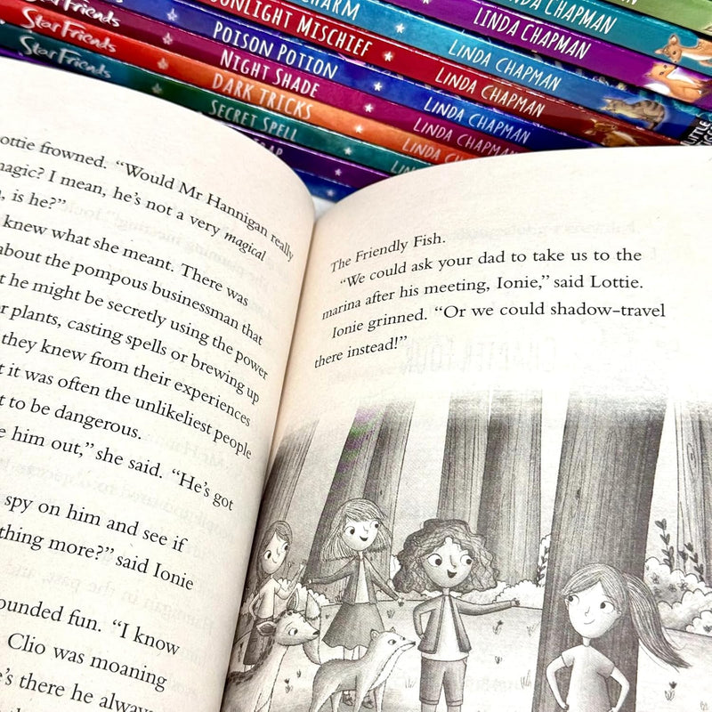 Star Friends Series 12 Books Collection Set by Linda Chapman - Fiction - Paperback