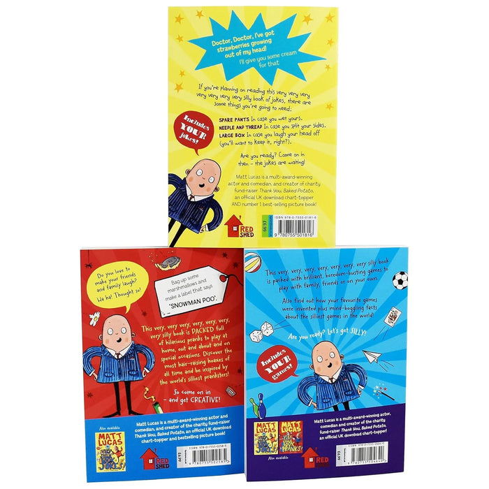 Matt Lucas My Very Silly Collection 3 Books Funny Children's Books Set - The Book Bundle