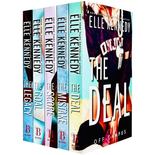 Off-Campus Series Books 1 -5 Collection Set by Elle Kennedy (The Deal, The Mistake, The Score, The Goal & The Legacy) - The Book Bundle