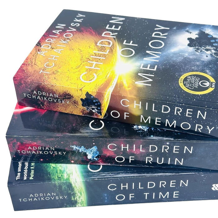 Children of Time Series 3 Books Collection Set (Children of Time, Children of Ruin, Children of Memory) - The Book Bundle