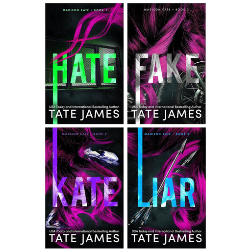 Madison Kate Series 4 Books Collection Set (Hate, Liar, Fake and Kate) - The Book Bundle