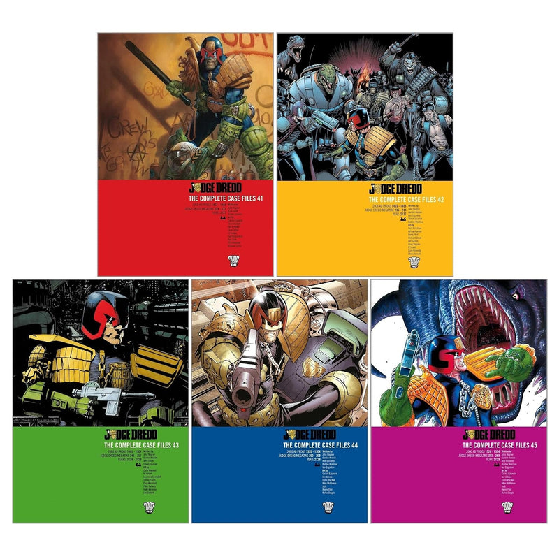 Judge Dredd Complete Case Files 5 Books Collection Set by John Wagner - Fiction - Paperback