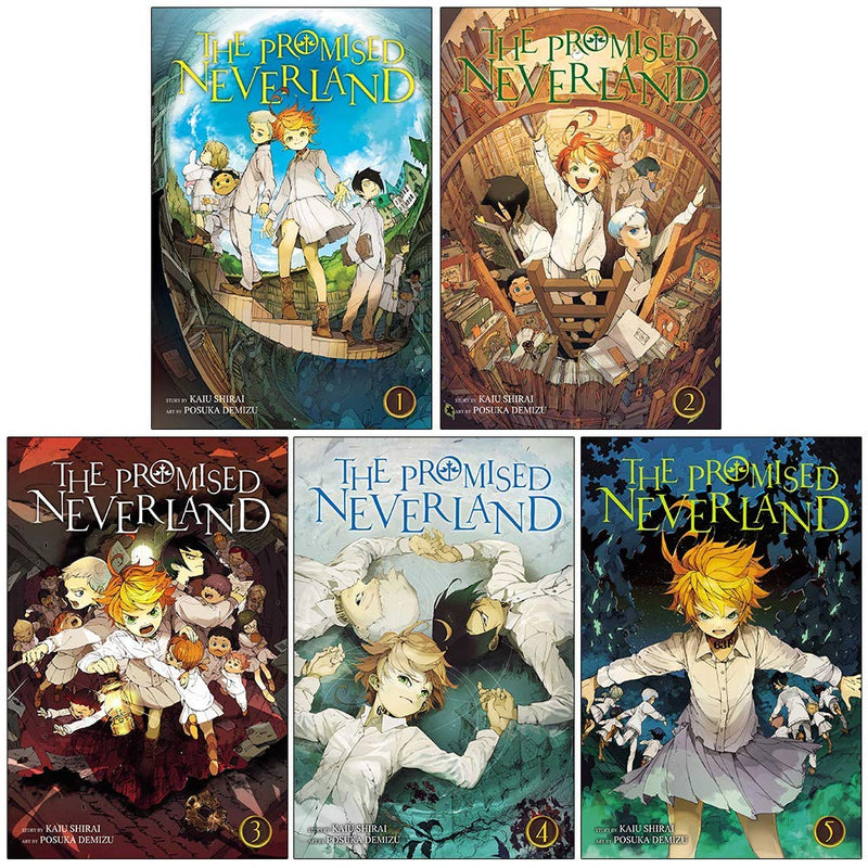 The Promised Neverland 5 Books Collection Set by Kaiu Shirai - Fiction - Paperback