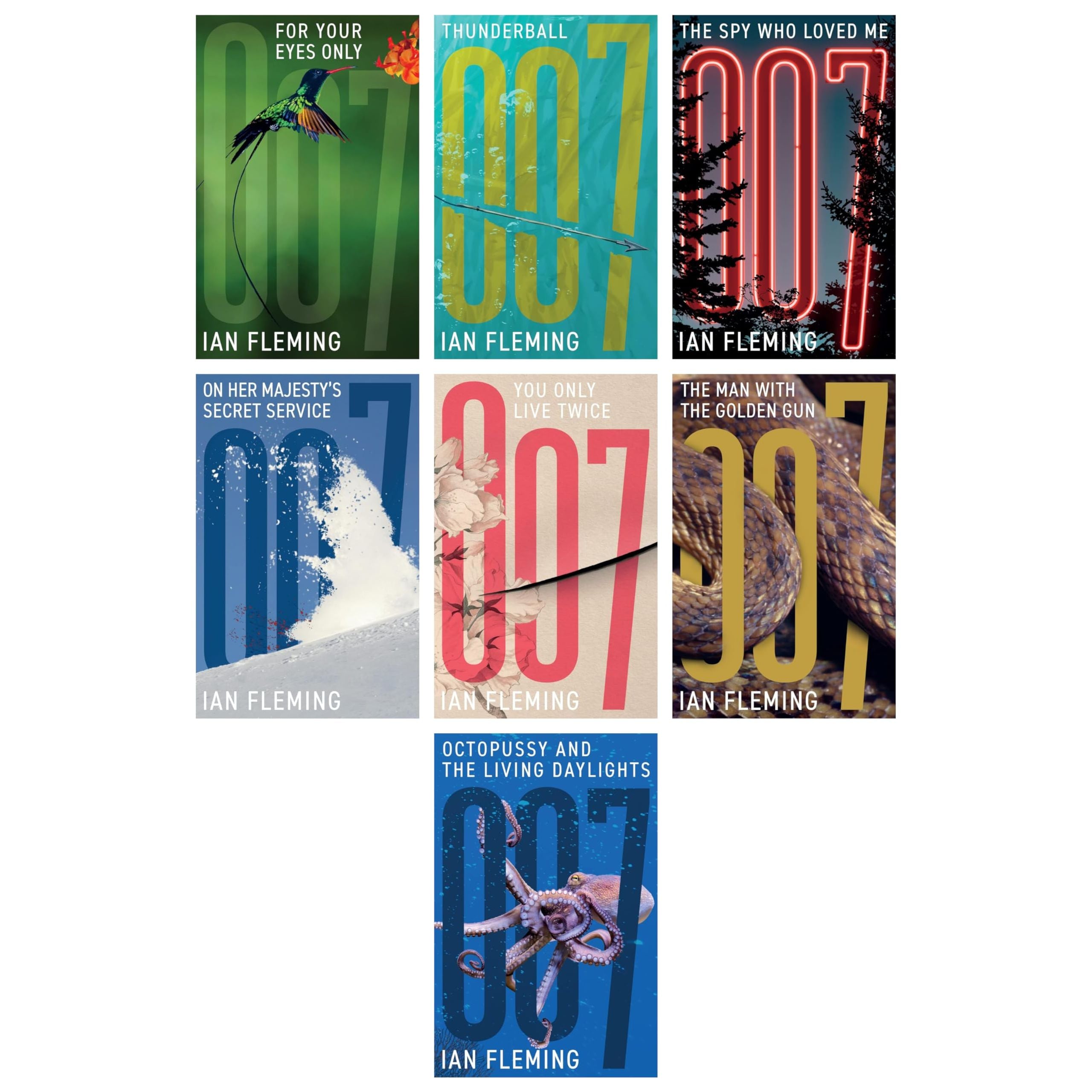 JAMES BOND 関連本 7冊セット Ian Fleming James Bond Collection 7 Books Set (For Your Eyes Only
