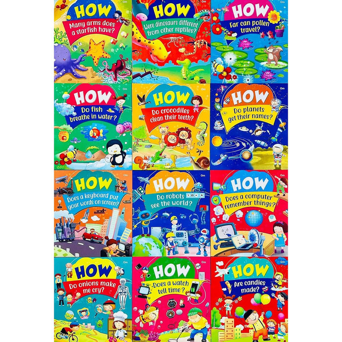 Tell Me How? Collection Of 12 Books (How Many arms does a starfish have?, How Far can pollen travel ?) - The Book Bundle