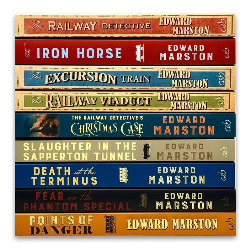The Railway Detective Series 9 Books Collection Set by Edward Marston - Fiction - Paperback