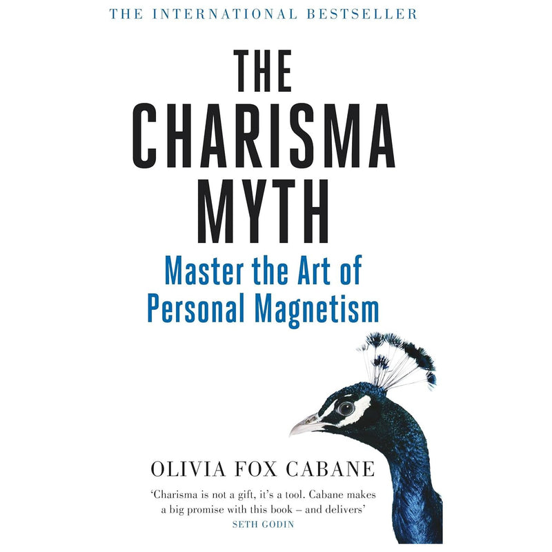 Book cover of "The Charisma Myth" by Olivia Fox Caban, featuring a sleek design with the title and author's name.