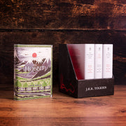J. R. R. Tolkien The Hobbit and Lord of the Rings gift set with hardcover editions, featuring classic Middle-earth stories.