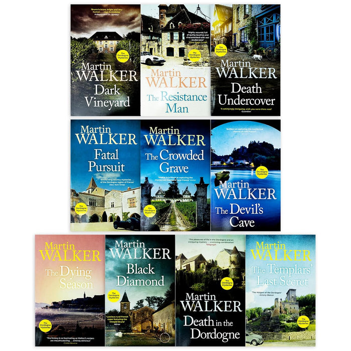 Martin Walker The Dordogne Mysteries 10 books set (Dark Vineyard, The Resistance Man) - The Book Bundle