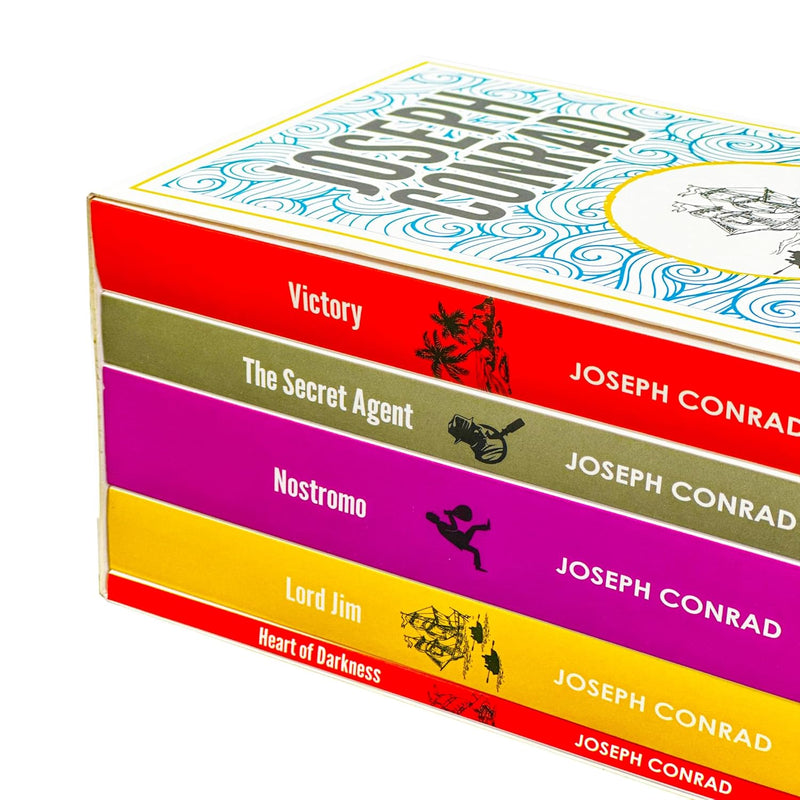Joseph Conrad: The Complete Collection 5 Books Box Set (Victory, The Secret Agent)