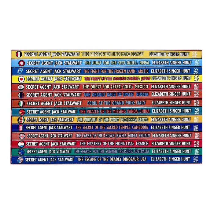 Secret Agent Jack Stalwart The Ultimate Collection 14 Books Box Set By Elizabeth Singer Hunt (USA, Australia, France, Great Britain) - The Book Bundle