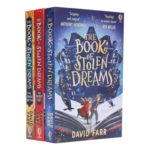 The Stolen Dreams Adventures 3 Books Collection Set by David Farr (The Book of Stolen Dreams, The Secret Key & The Final Battle) - The Book Bundle